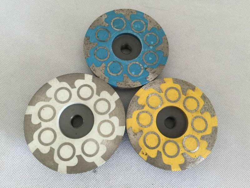 China Diamond Cup Wheel Resin Filled for Granite Concrete