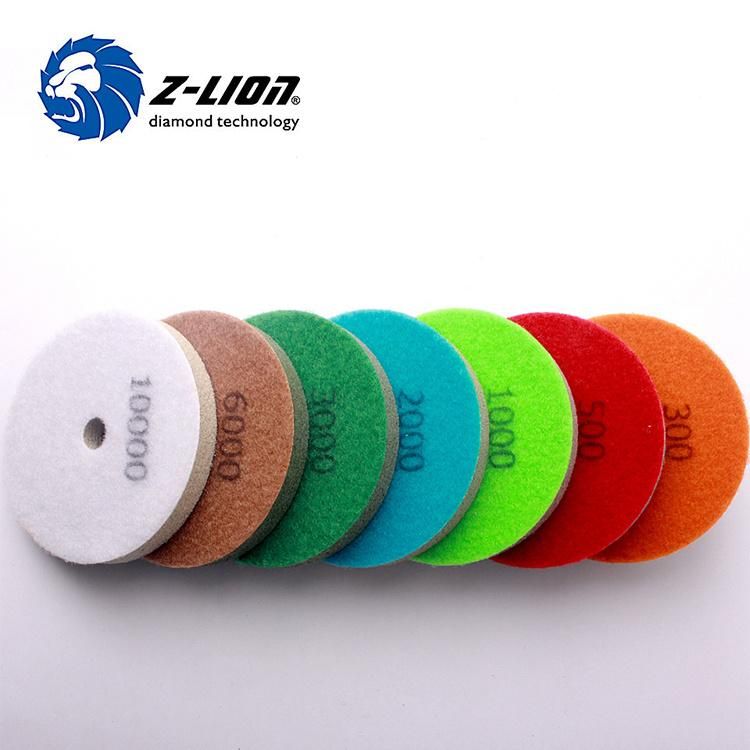 Diamond Nylon/Fiber/Sponge Polishing Pad for Concrete Floor Cleaning