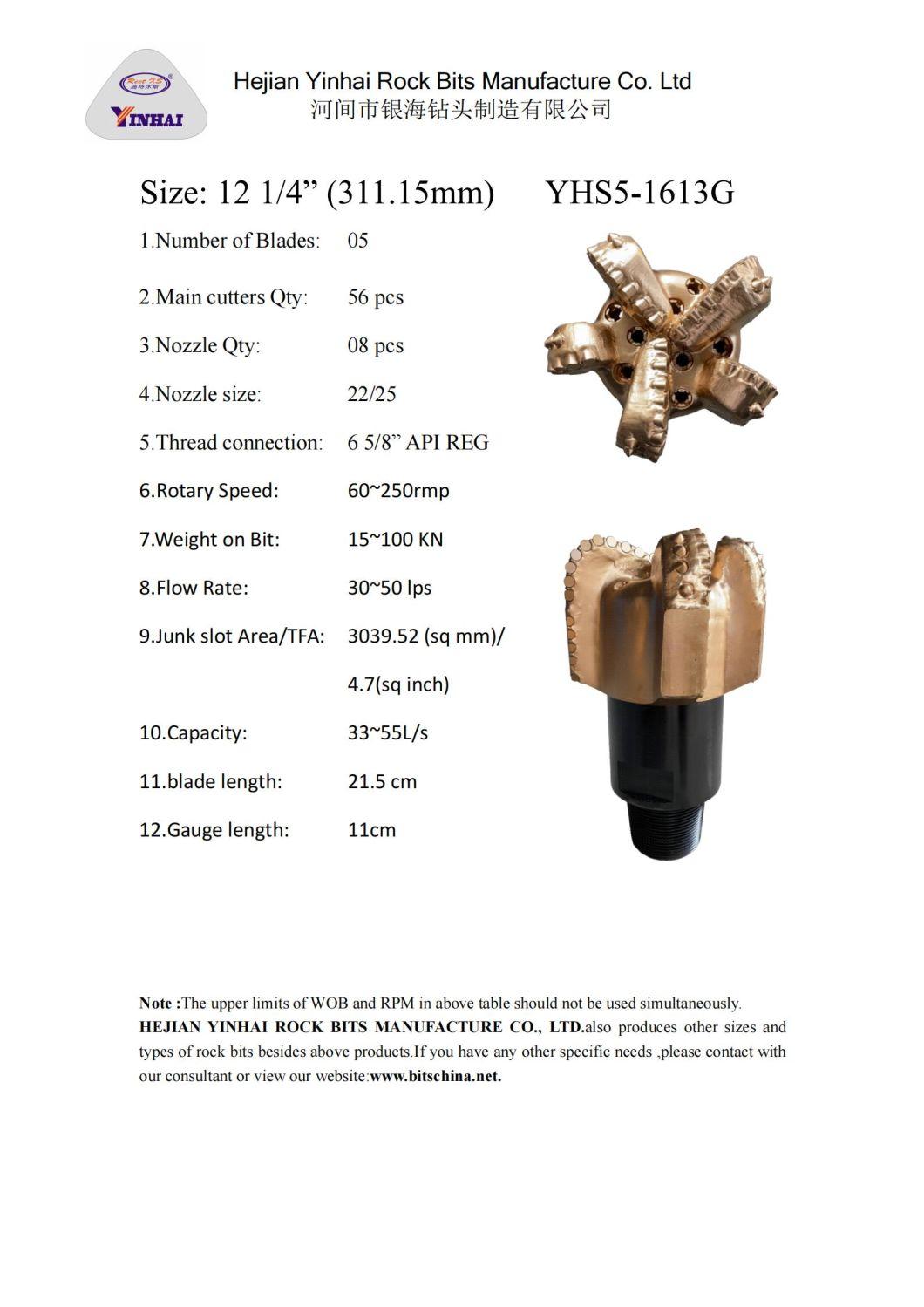 API PDC Diamond Bit /PDC Drill Bits for Oil Field/Gas/Downhole/Water Well Drilling Factory Price