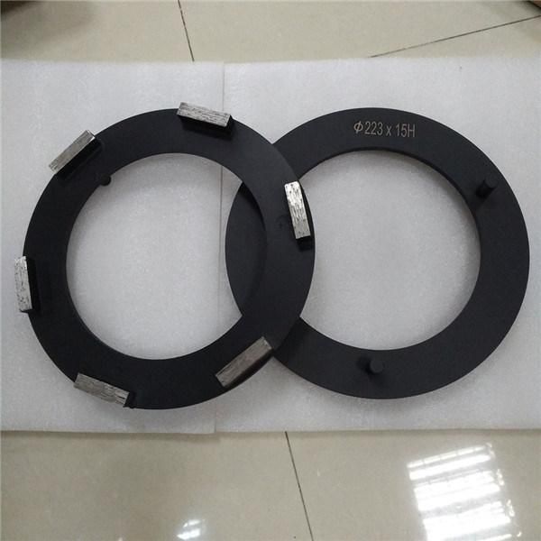 8′′/200mm 3 Pins Diamond Floor Polishing Ring with 6 Segments