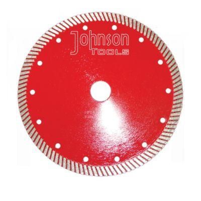 180mm Hot-Press Diamond Turbo Wave Saw Blade for Granite