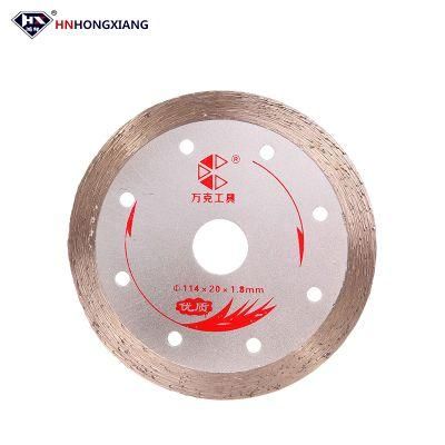 Hot Press Circular Continuous Rim Diamond Saw Blades for Cutting