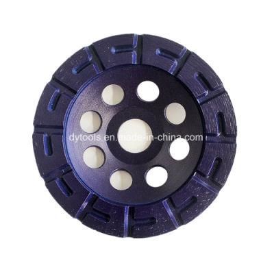 &quot;U&quot; Row Diamond Cup Grinding Wheel for Grinding Concrete Surface and Floor