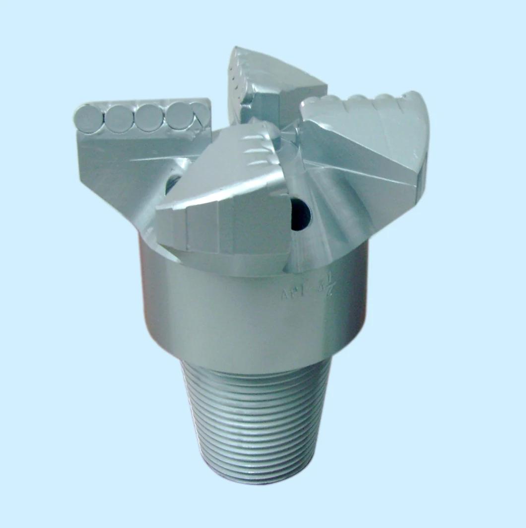 Three Blades Non Core PDC Drill Bit