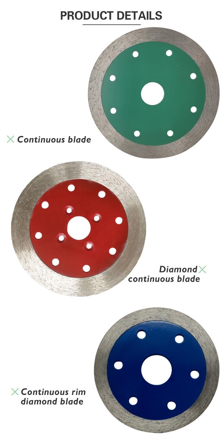 China Linxing Diamond Continuous Cutting Disc for Stone, Ceramic, Tile Cutting