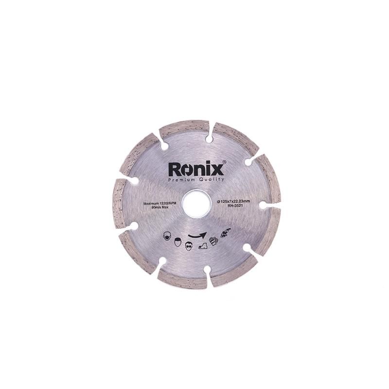 Ronix 4.5′′ 4.9′′ 7′′ 9′′ 115/125/180/230mm Tools Cutter Diamond Disk Circular Saw Blades for Cutting Marble Concrete Granite Cutting Disk