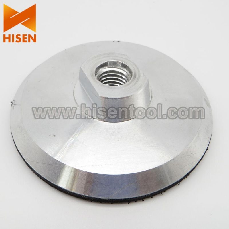 4 Inch M14 Aluminum Velcro Backer Pad for Grinder Machine