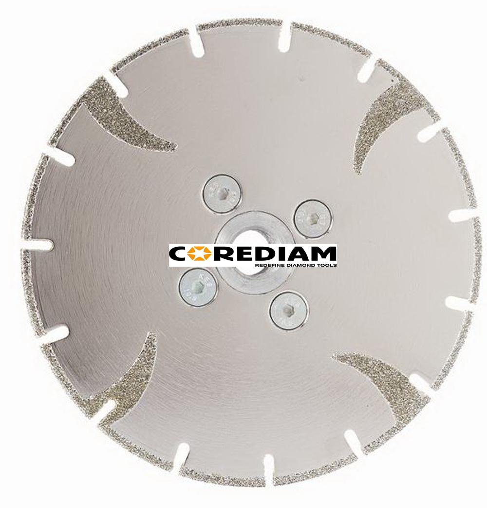 6" Electroplated Diamond Saw Blade with Side Protection