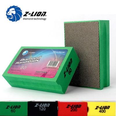 Hot Sale Electroplated Diamond Hand Polishing Pads for Glass Stone