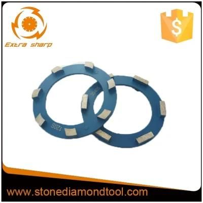 8&prime;&prime;/200mm 7 Segments 3 Pins Diamond Floor Polishing Ring