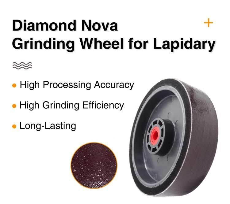 Resin Soft Diamond Grinding Wheel Lapidary Soft Polishing Disc