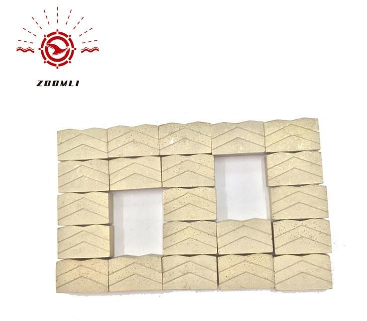 M Shape Diamond Segments for Sandstone Cutting Saw Blade