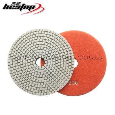 D125mm Granite Stone Diamond Wet Polishing Pad