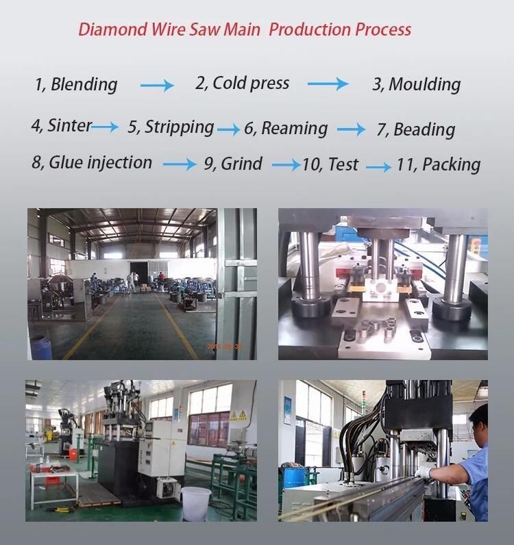 Top Quality Diamond Wire Saw Rope for Granite Marble Quarry Concrete Cutting