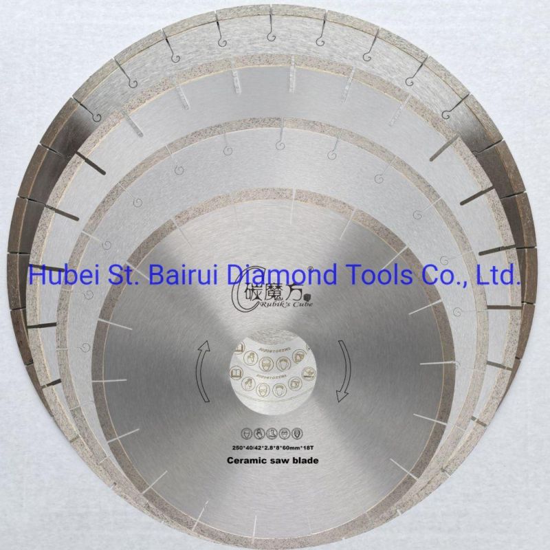 14 Inch 350 mm Premium Quality J Slot Silent Diamond Saw Blade for Cutting Porcelain Ceramic Tile