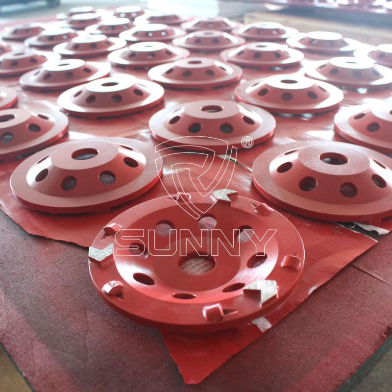 PCD Segment Diamond Grinding Cup Wheel for Concrete