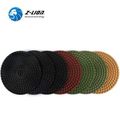 Resin 5 Wet Diamond Polishing Pads Granite Abrasive Tools for Artificial Stone