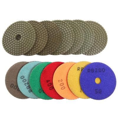 Diamond Abrasive Dry Grinding Pads-Polishing Floor Flexible Pads for Stones