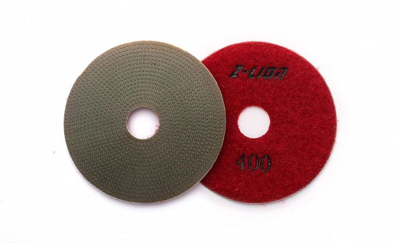 Quality Diamond Electroplated Flexible Polishing Pad for Stone Ceramic Concrete Glass