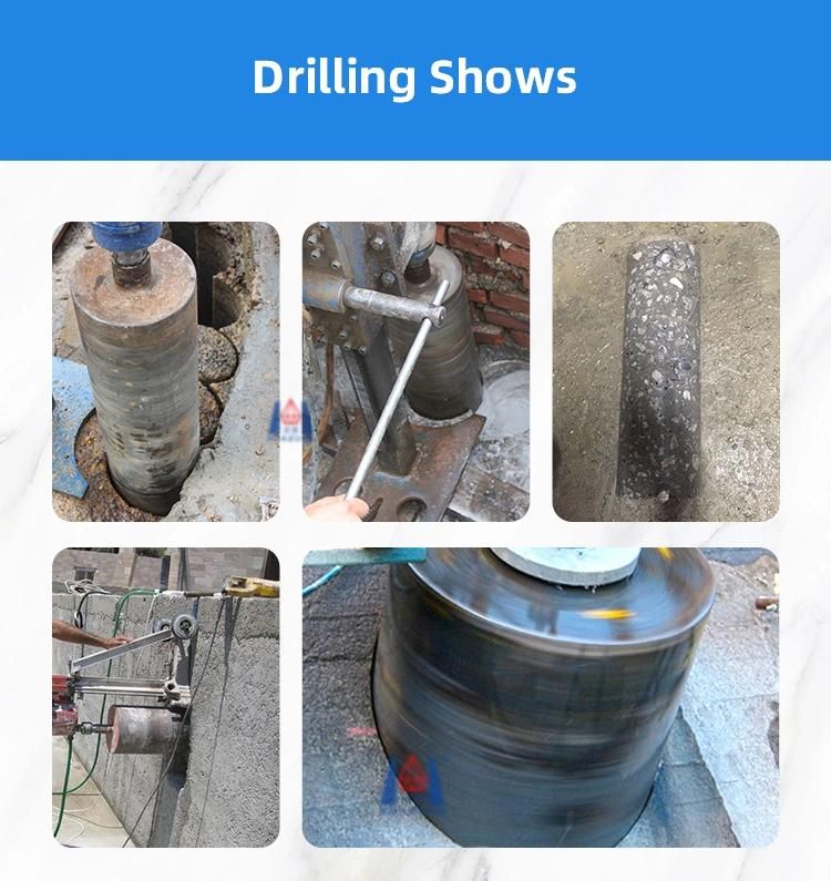 Huazuan New Shape Groove DOT Diamond Core Drill Bit Segments