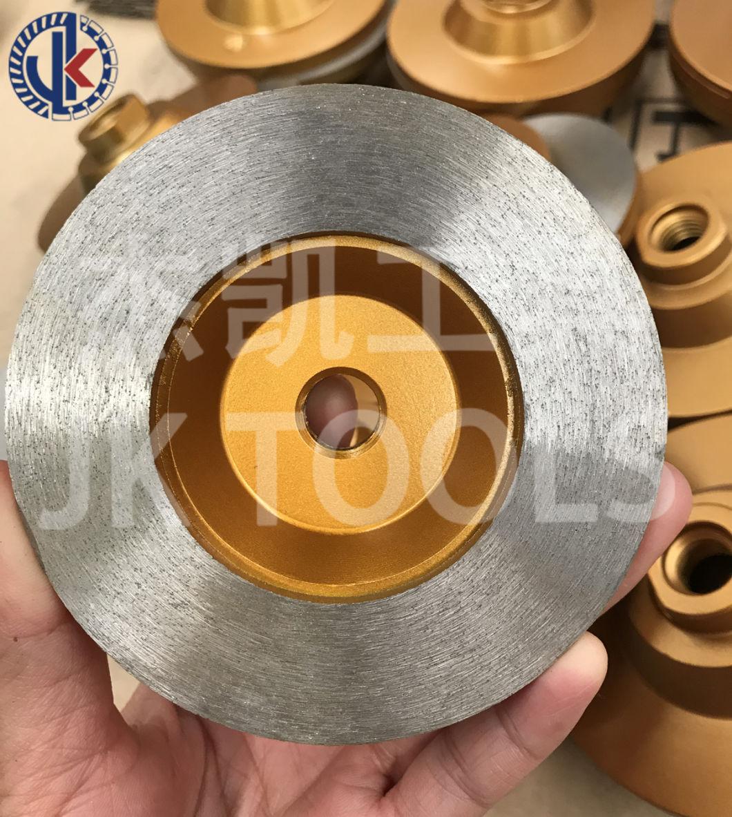 #60/#120/#180/#220 Grit Abrasive Tools / Diamond Cup Wheel/ 4′ ′ 100mm M14 Continuous Rim Cup Wheel for Grinding Stone