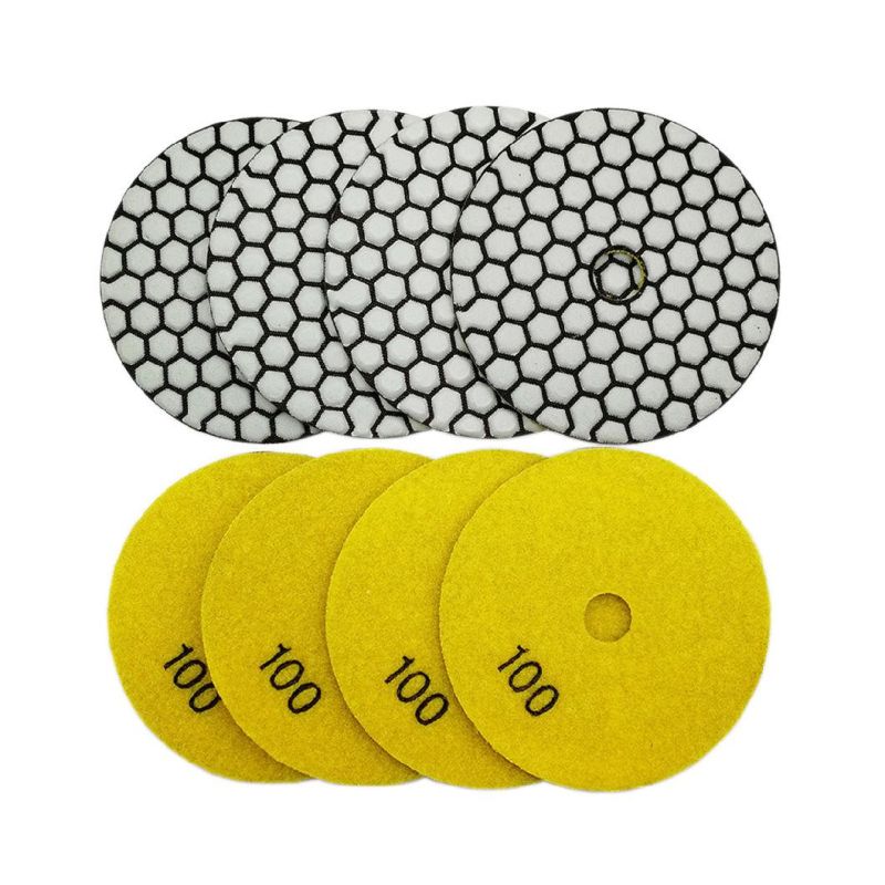 Dry Diamond Flexible Polishing Pads for Granite Marble Ceramic