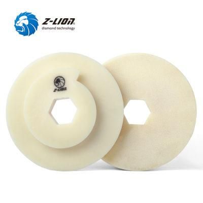 4&quot; Snail Lock White Plastic Holder Backer Pads for Diamond Polishing Pad