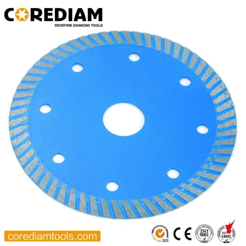 4"/105mm Super Thin Turbo Blade for Porcelain Tile/Diamond Cutting Disc/Diamond Saw Blade