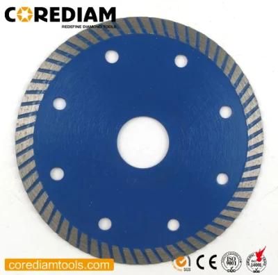 Fast Cutting Speed 105mm Sinter Hot-Pressed Turbo Saw Blade/Diamond Cutting Tool