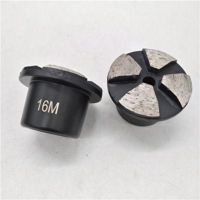 4 Segments 70mm Diamond Grinding Plugs Concrete Tools