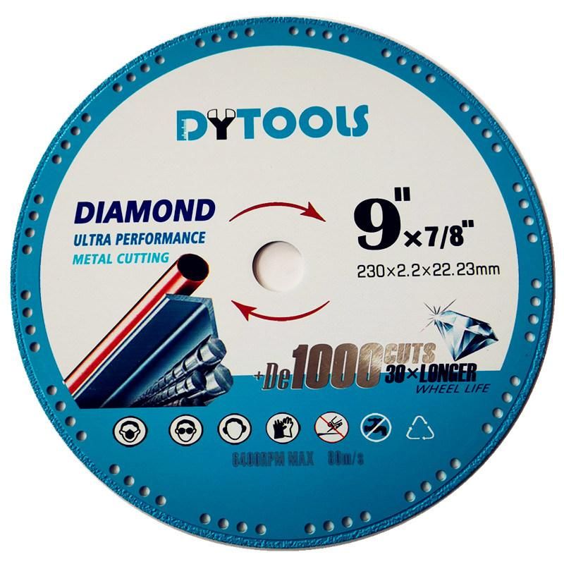 Vacuum Diamond Cutting Blade for Metal