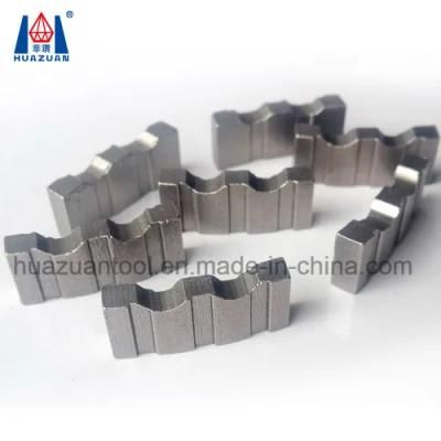 Turbo Type Diamond Drill Segments for 146mm Diamond Core Cutters