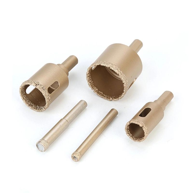 Brazed Drilling Bits Vacuum Brazed Diamond Bit Drill for Stone