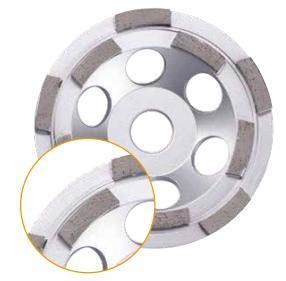 Double Row Brazed Diamond Cup Wheel