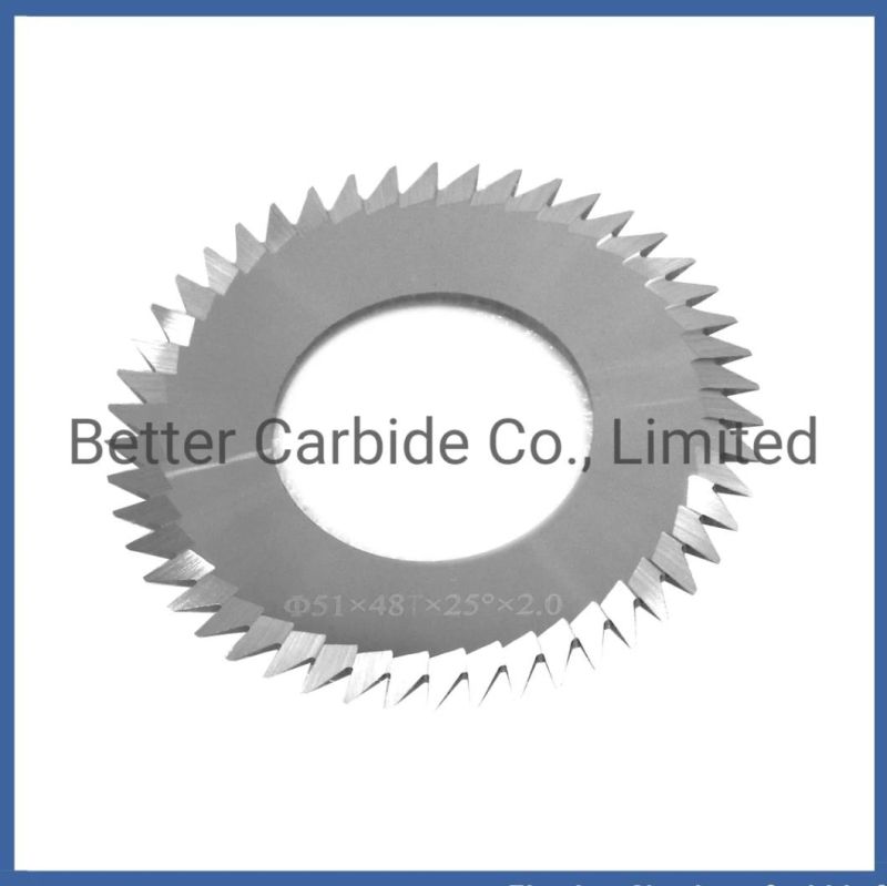 Solid Tungsten Carbide Saw Blade - Cemented Blade for PCB V Scoring