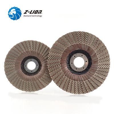 Zlion Diamond Electroplated Disc Flap for Ceramics Steel Superalloy Grinding