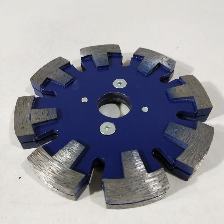 New Type 120 mm Double Layer Concrete Floor Tuck Point Diamond Saw Blade for Hard Concrete