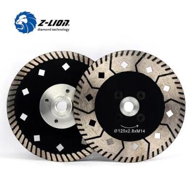 Zlion High Quality Double Side Cutting Blade for Stone with M14 Flange