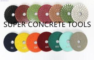 Wet Hand Held Polishing Pads for Concrete Polish