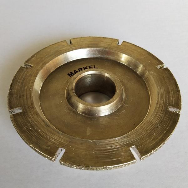 Od130mm Diamond Electroplated Marble Granite Grinding Polishing Round Edge Profile Wheels