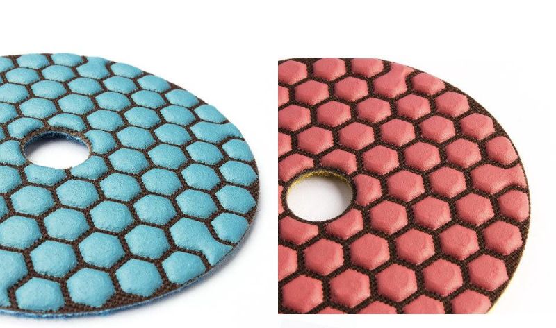 100mm Resin Pad Dry Diamond Polishing Pad for Granite Marble Stone