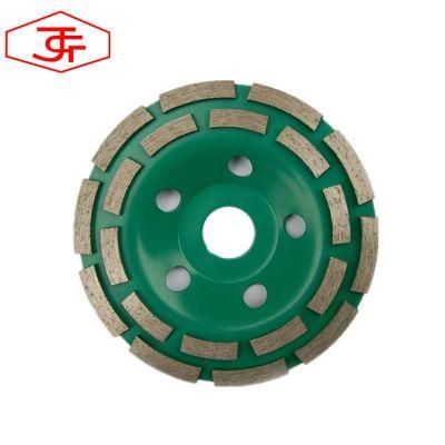 115mm Professional Quality Double Diamond Cup Grinding Wheel