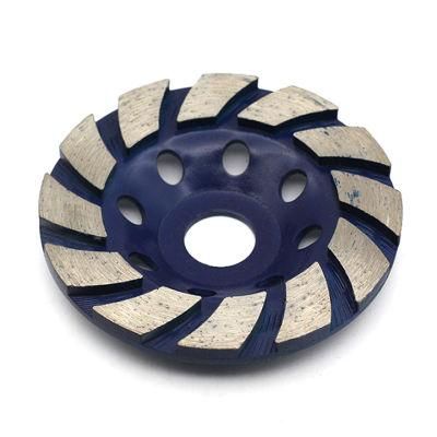 High Quality Single Row Rueda De Copa De Diamante for Granite and Cured Concrete Diamond Cup Grinding Wheel