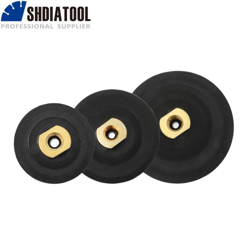 4inch Meidum Hard Rubber Back Pad for Diamond Polishing Pads