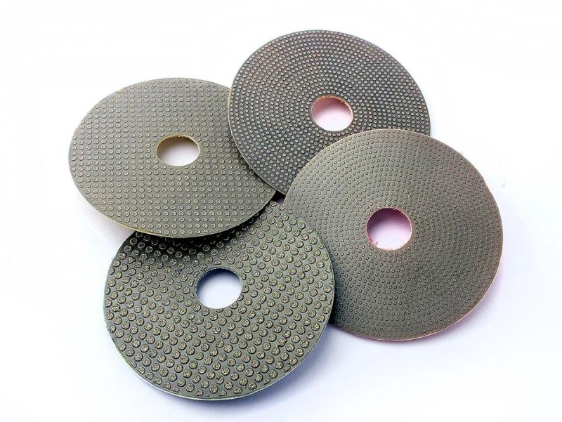 Quality Diamond Electroplated Flexible Polishing Pad for Stone Ceramic Concrete Glass