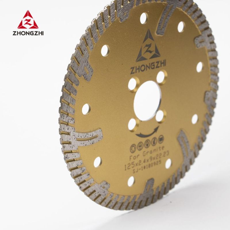 Zhongzhi Hot Press Sintered Diamond Saw Blade for Stone Cutting