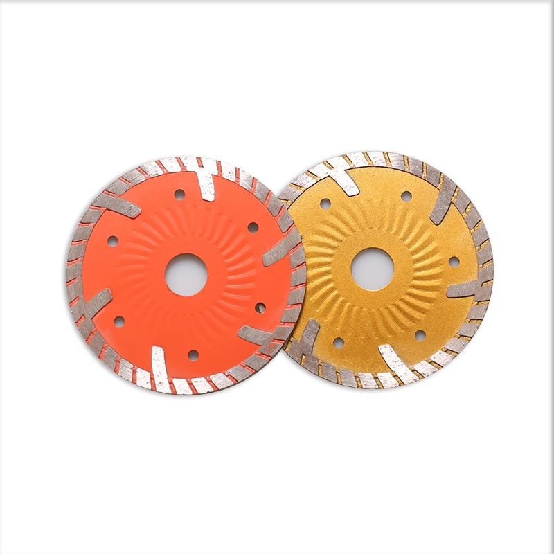 105 mm Diamond Cutter Blade with Protective Teeth for Cutting Granite Marble