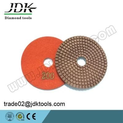 Jdk Hot Sale Diamond Flexible Dry/Wet Polishing Pads for Marble/Granite