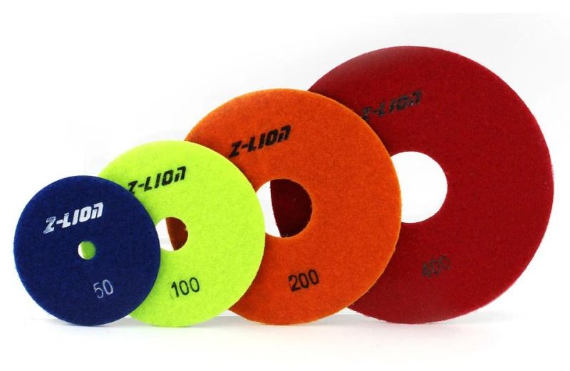 3" 4" 5" 6" Honeycomb Dry Polishing Pads for Granite Marble Concrete Floors