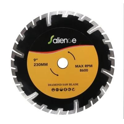 230mm Cold Pressed Diamond Saw Blade with Deep Teeth